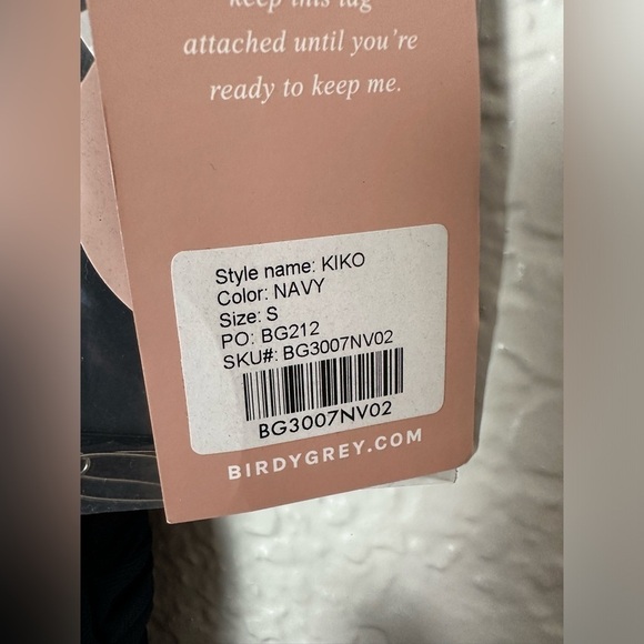 NWT Birdy Grey Kiko Dress in Mesh Navy - Picture 4 of 6